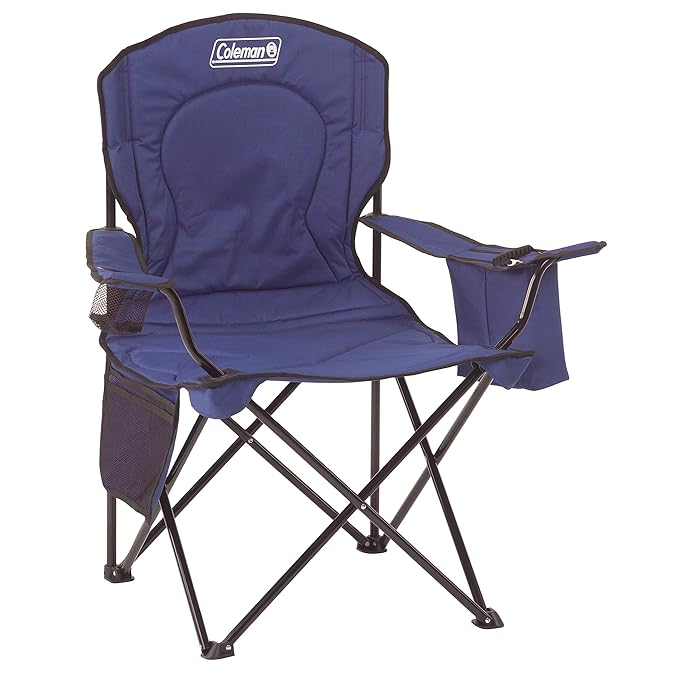 Coleman Polyester Sturdy Foldable Oversized Quad Camping Chair