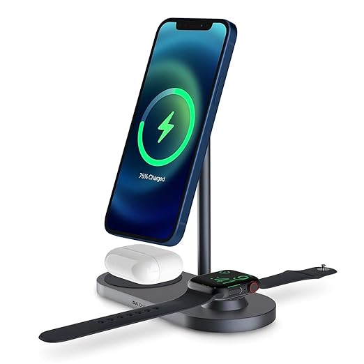 Dailyobjects Surge 3-in-1 Wireless USB Type C Charger