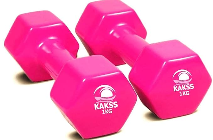 Kakss Cast Iron Vinyl Coated Dumbbells