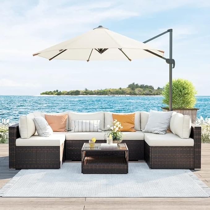 LOCCUS 6 Pieces Patio Furniture Set