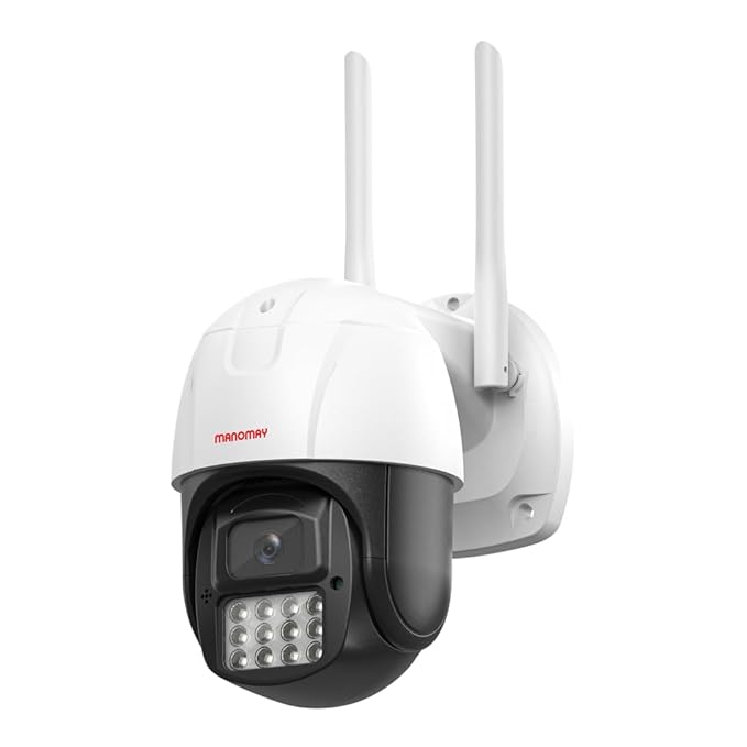 MANOMAY 4G SIM Based Pan Tilt CCTV Camera