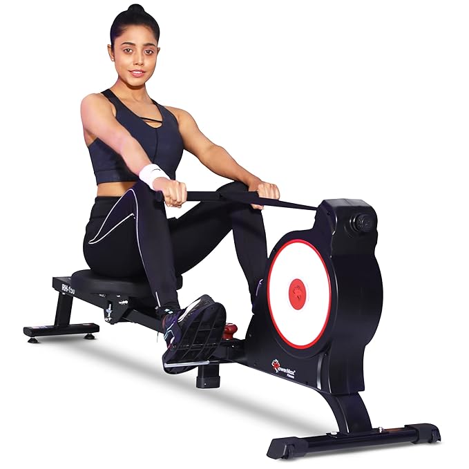 PowerMax Fitness RH-150 Foldable Exercise Rowing Machine