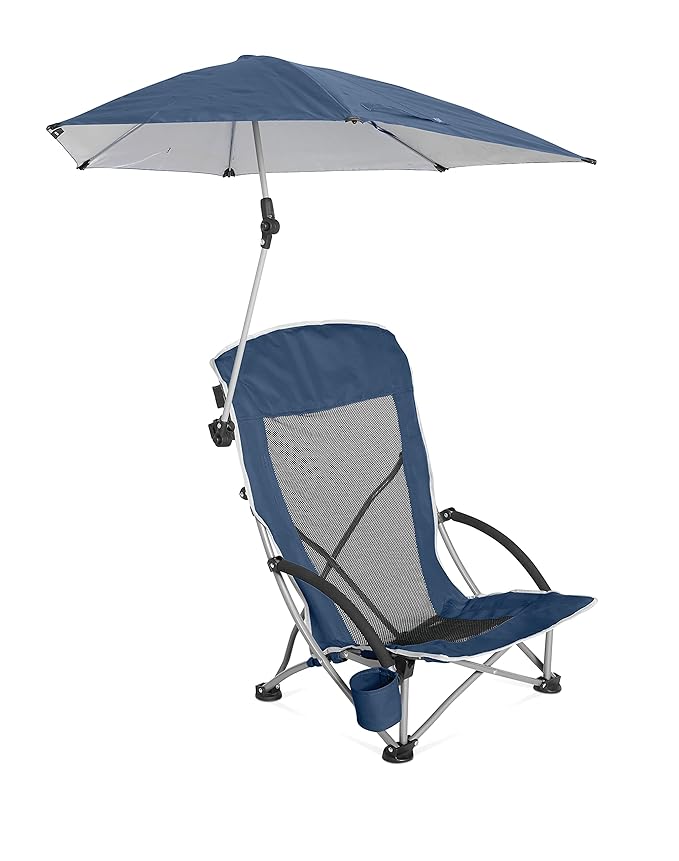 Sport-Brella Beach Chair with Adjustable Umbrella