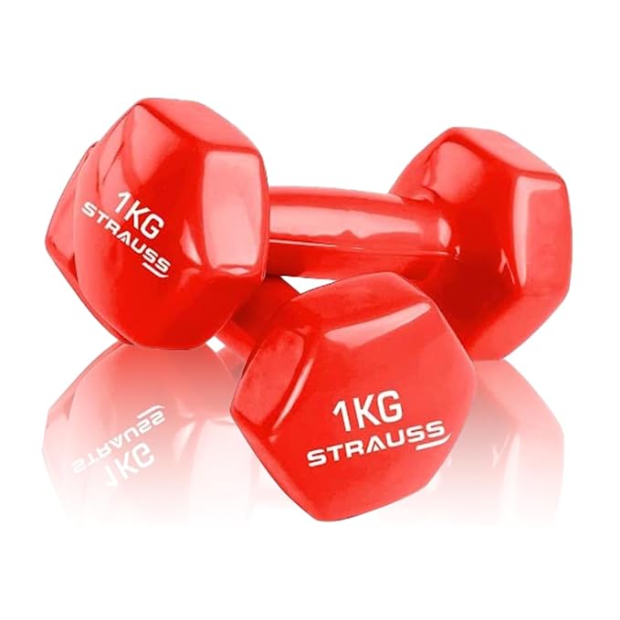 Strauss Unisex Vinyl Dumbbells