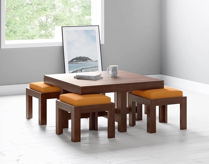 THANGLALA Sheesham Wood 4-Seater Centre Coffee Table