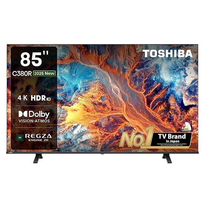 TOSHIBA C380RP Series 4K Ultra HD Smart LED TV 85C380RP