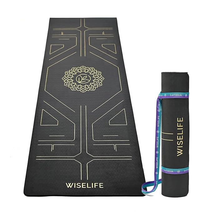 Wiselife Tru Alignment Yoga Mat