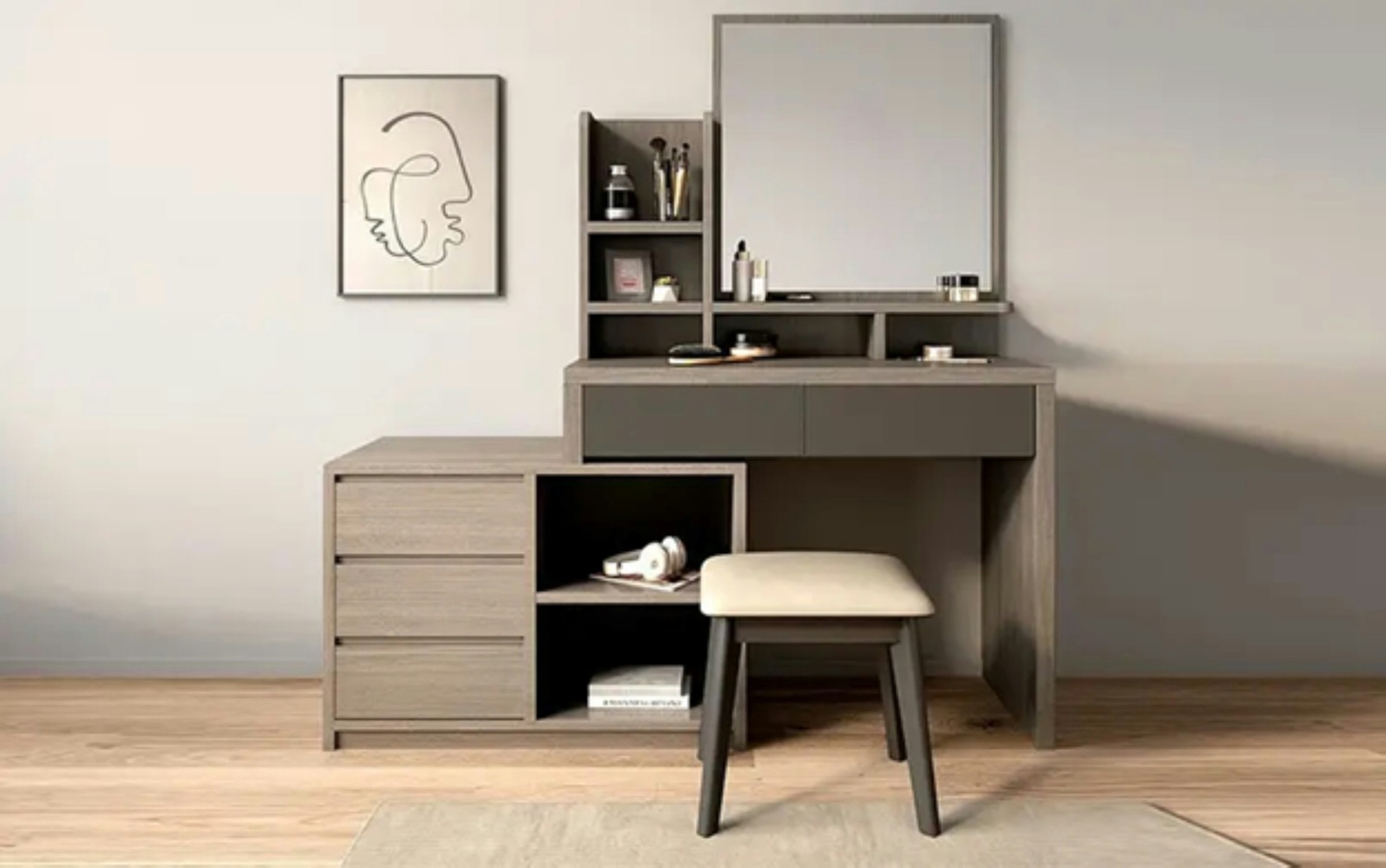 dressing table cover pic