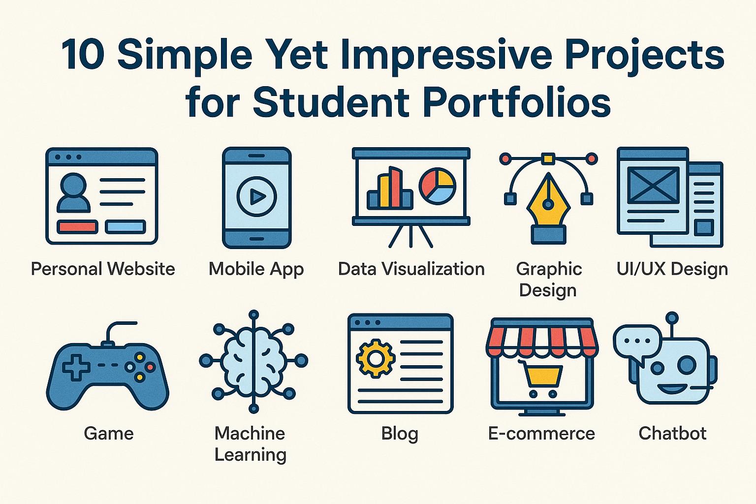 10 Simple Yet Impressive Projects for Student Portfolios