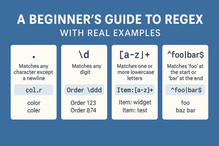 A Beginner's Guide to Regex with Real Examples