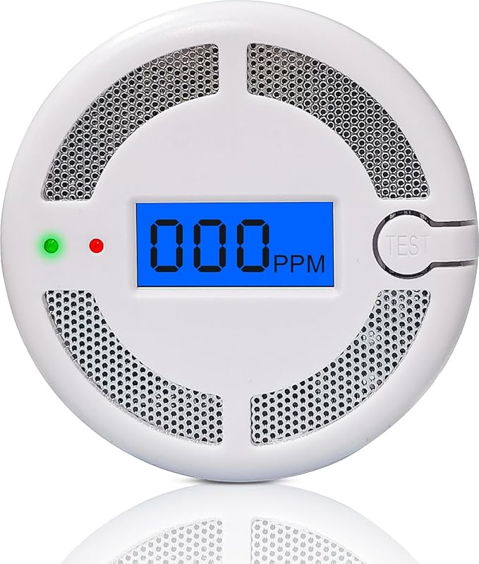 Chagasort Carbon Monoxide Detector with LED Digital Display