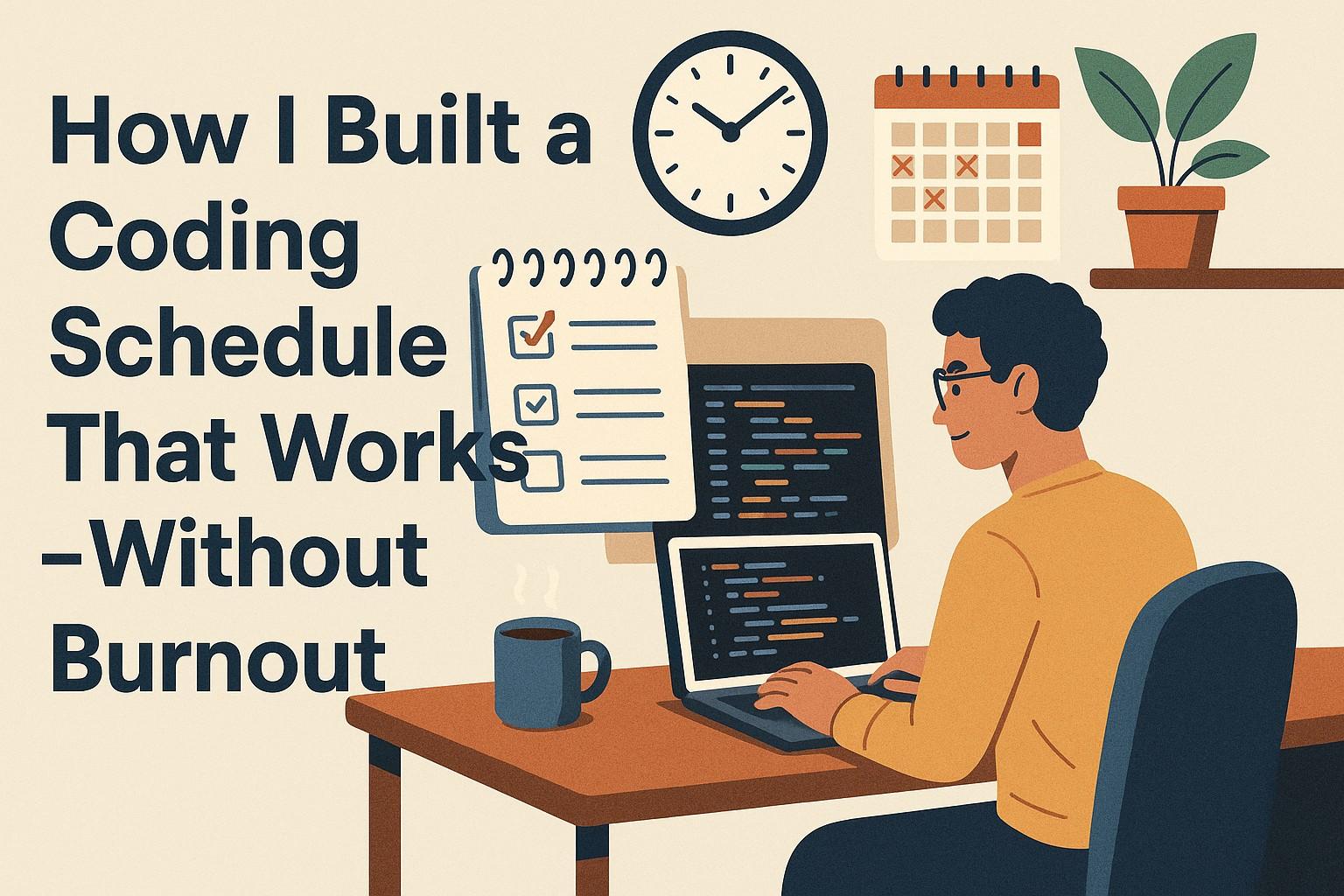 How I Built a Coding Schedule That Works – Without Burnout