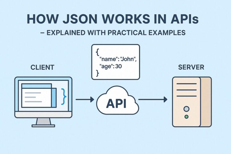 How JSON Works in APIs – Explained with Practical Examples