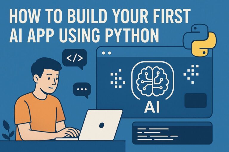How to Build Your First AI App Using Python