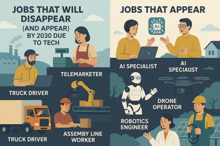 Jobs That Will Disappear (and Appear) by 2030 Due to Tech