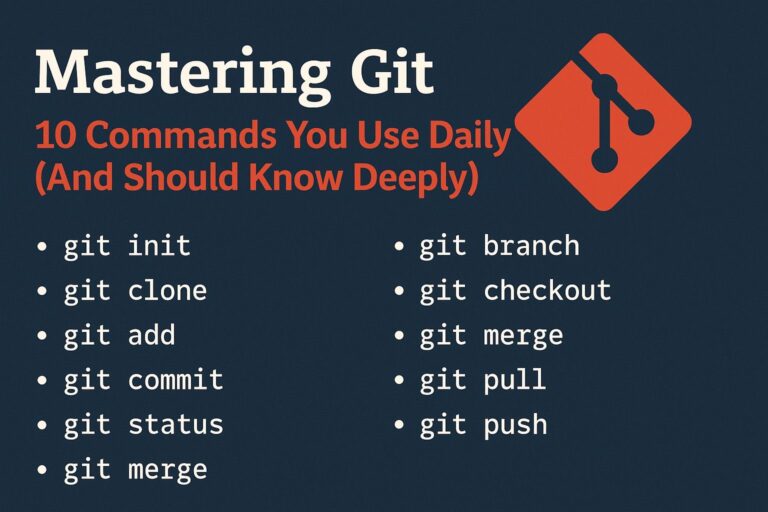 Mastering Git – 10 Commands You Use Daily (And Should Know Deeply)
