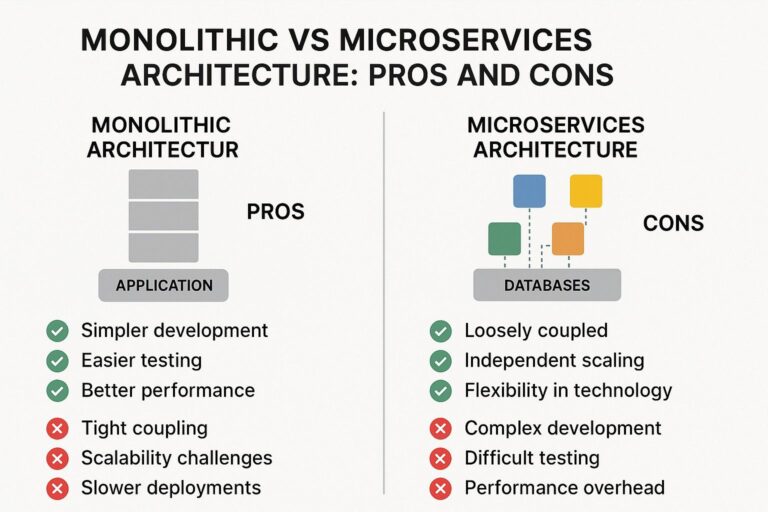 Monolithic vs Microservices Architecture Pros and Cons
