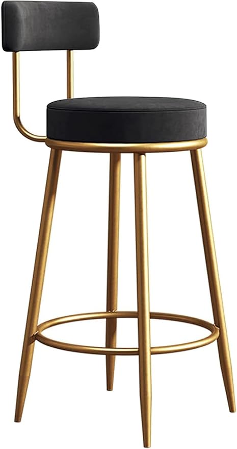 Nutech Decor Iron Velvet Counter Stools