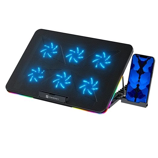 Portronics My Buddy Air Cooling Pad Laptop Stand