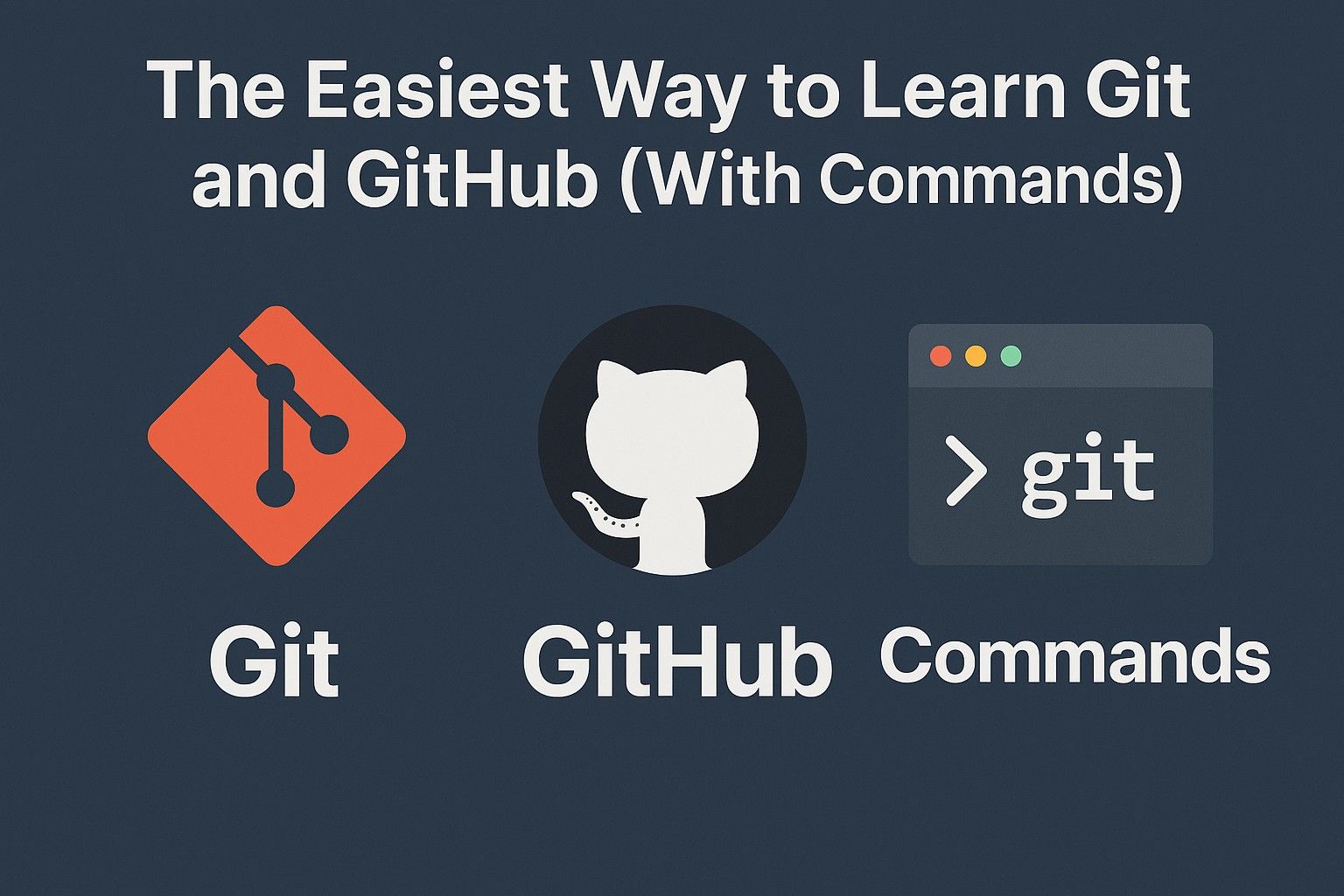 The Easiest Way to Learn Git and GitHub (With Commands)