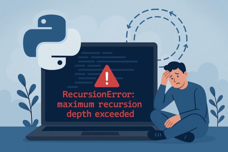Understanding “RecursionError maximum recursion depth exceeded” in Python