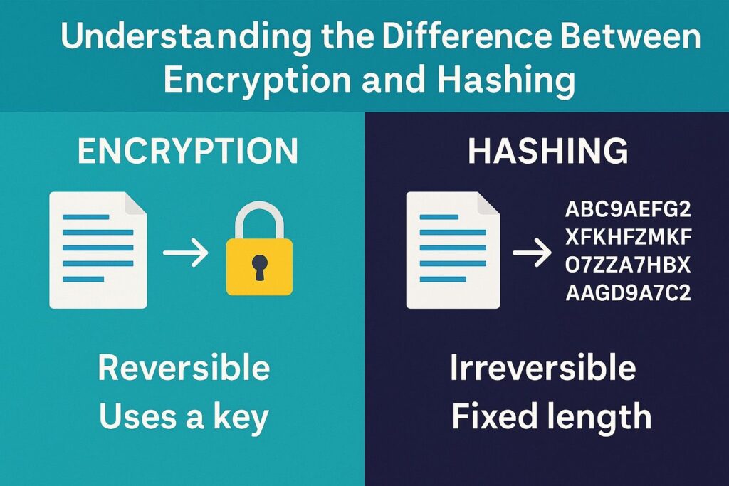 Understanding the Difference Between Encryption and Hashing