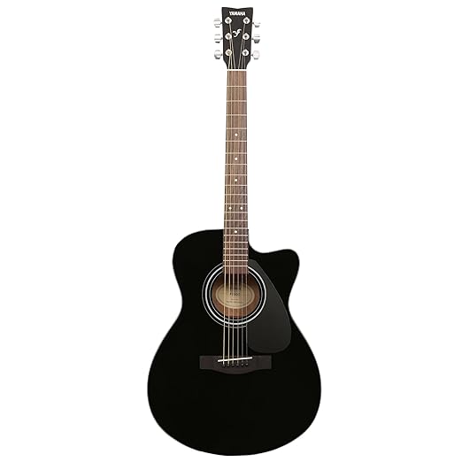 Yamaha Spruce Wood Fs80C Black Concert Cutaway Guitar