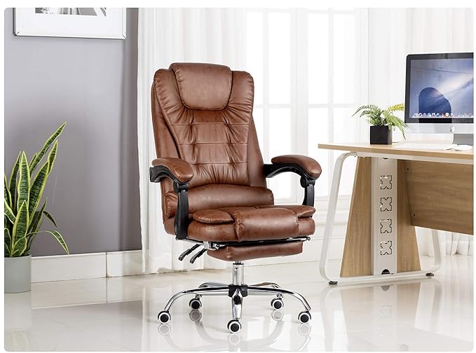 kepler Brooks Italia Premium Leatherette Office Chair